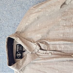 Indigo Star Long Sleeve Button Down Shirt